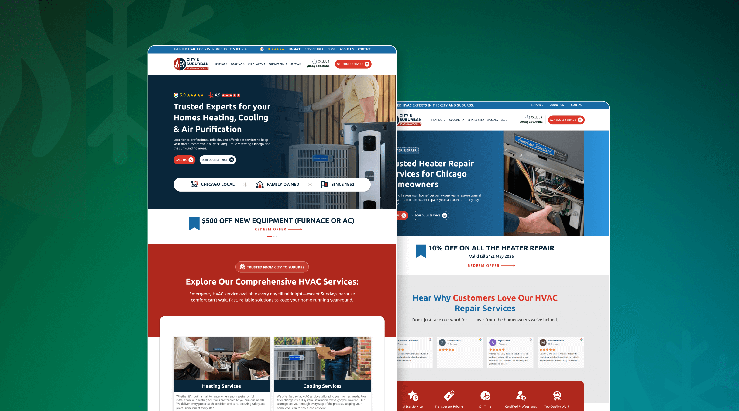 How We Transformed City Suburban Heating & Cooling’s Brand Identity and Digital Presence to Drive Local Growth